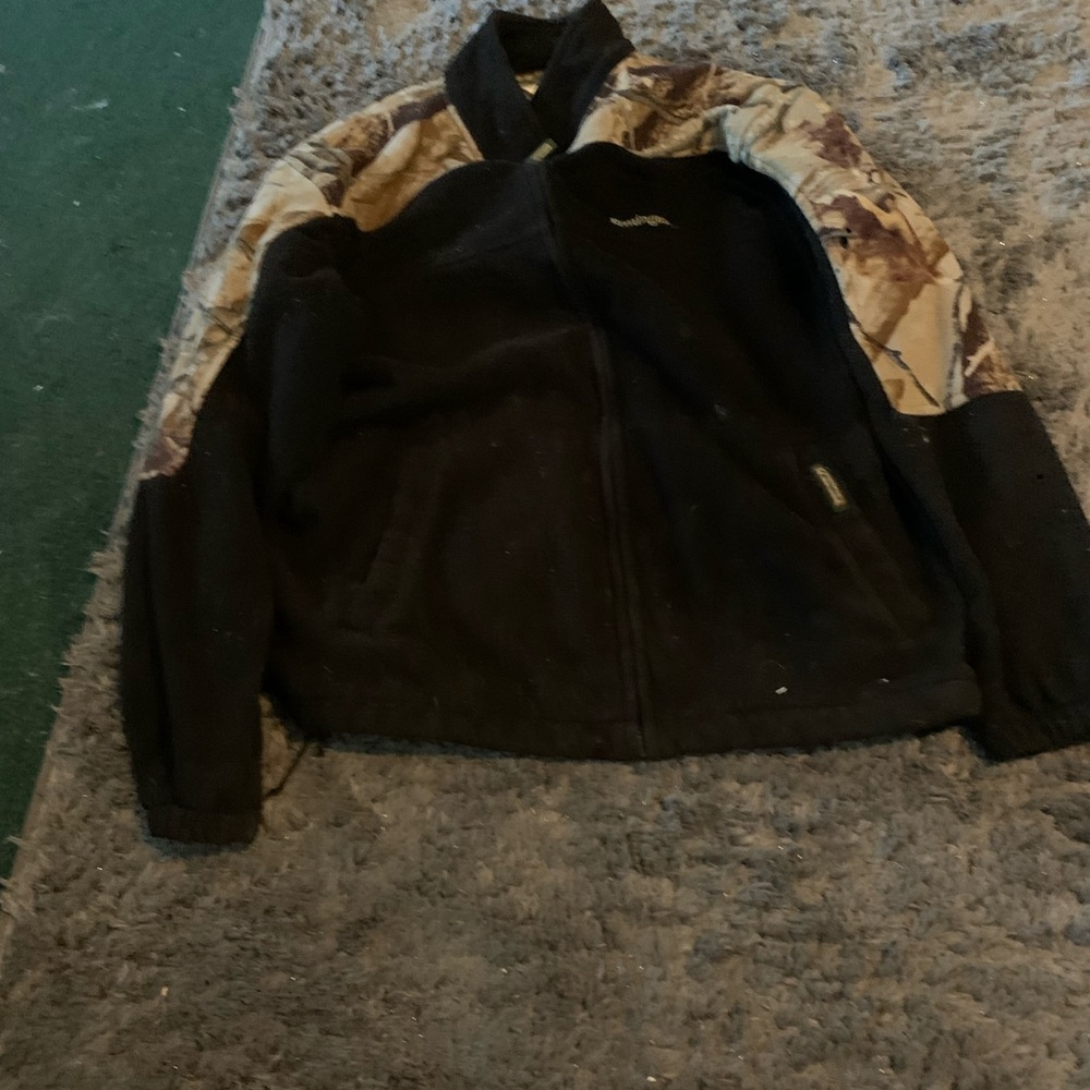 Black and camo jacket